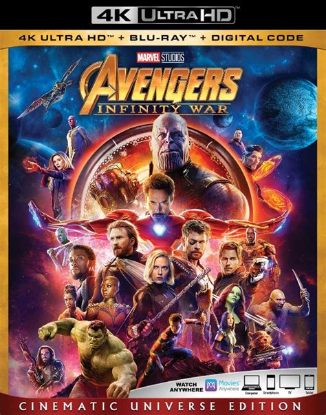 Best Buy Avengers Infinity War Includes Digital Copy 4K Ultra HD