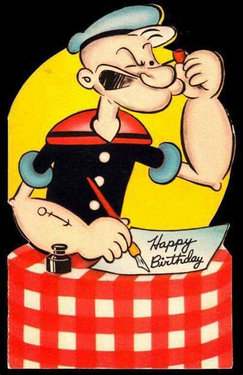 Popeye Happy Birthday Quotes Funny Happy Birthday Brother Happy Birthday Greetings