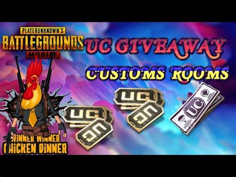 Pubg Mobile Custom Rooms Pubg Live Uc Room Streaming Uc Giveaway