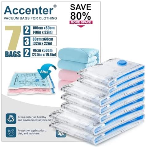 Accenter Sac Sous Vide V Tement Aspirateur Lot De Housse Rangement