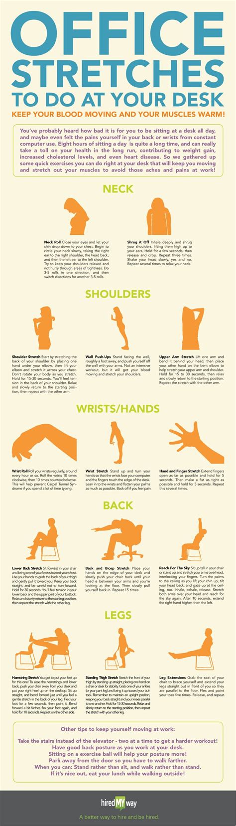 [INFOGRAPHIC] Office Stretches for Chronic Back Pain - Comprehensive ...