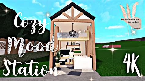 4k Cozy 2x2 Mood Station Bloxburg Speedbuild Youtube