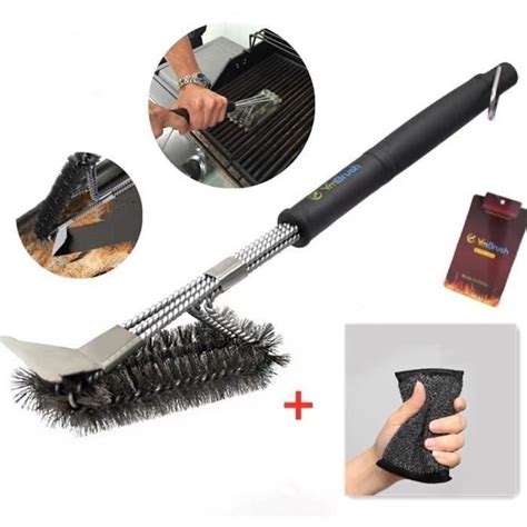 Brosse De Nettoyage Pour Barbecue Brosse Bbq Accessoires De Barbecue