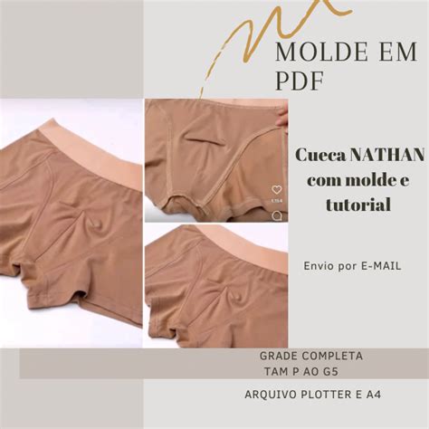 Molde Em Pdf Cueca Boxer Nathan Universo Dos Moldes Hotmart