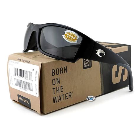 Costa Del Mar Corbina Polarized Sunglasses Black 580p Gray Lens 053304554649 Costa Del Mar