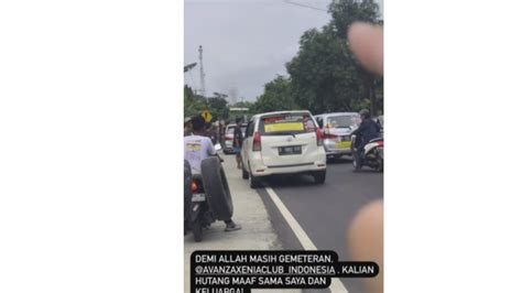 Viral Aksi Arogan Oknum Klub Avanza Xenia Saat Konvoi Hendak Pukul