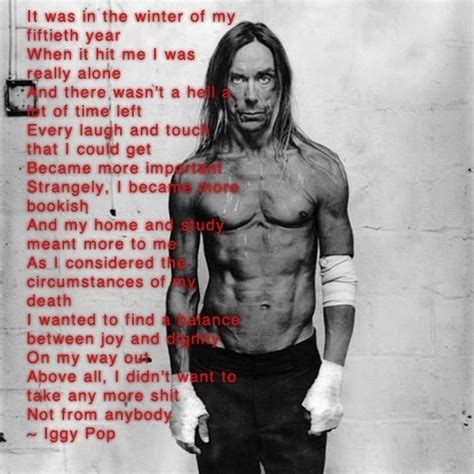 Iggy Pop On Life Awesome Quotes And Words That Matter In 2019 Iggy Pop The Passenger Iggy