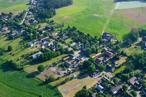 Klandorf Aus Der Vogelperspektive Ortsansicht In Klandorf Im