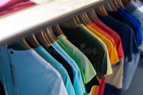 Hosiery Clothing In Apparel Store Interior Stock Photo Image Of