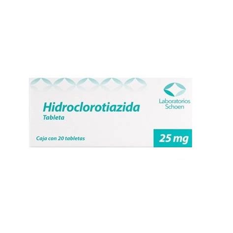 Hidroclorotiazida Mg Tabletas Schoen Farmacia San Juditas