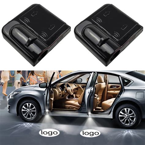 Projetor LED Shadow Para Porta Do Carro Luzes De Boas Vindas Luzes De