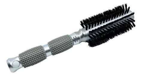 Cepillo Termico Profesional Brushing Peluqueria 25mm Color Gris Oscuro