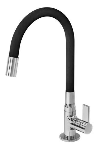 Grifo Metalflex Para Encimera Flexible Gourmet Color Negro Mercadolibre