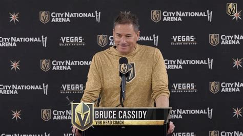 Bruce Cassidy Availability 212 Vegas Golden Knights