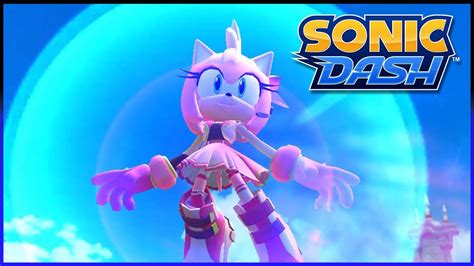 Sonic Dash Popstar Amy Gameplay Showcase Max Level Youtube