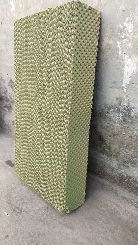 Green Brown And Brown Material Cellulose Evaporative Cooling Pad In