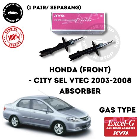 HONDA CITY SEL VTEC 2003 2008 DEPAN FRONT KYB KAYABA ABSORBER GAS 2PCS