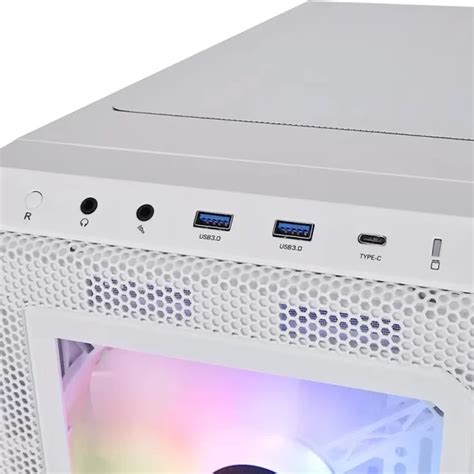 Gabinete Thermaltake View Mx Snow E Atx Sin Fuente Vidrio