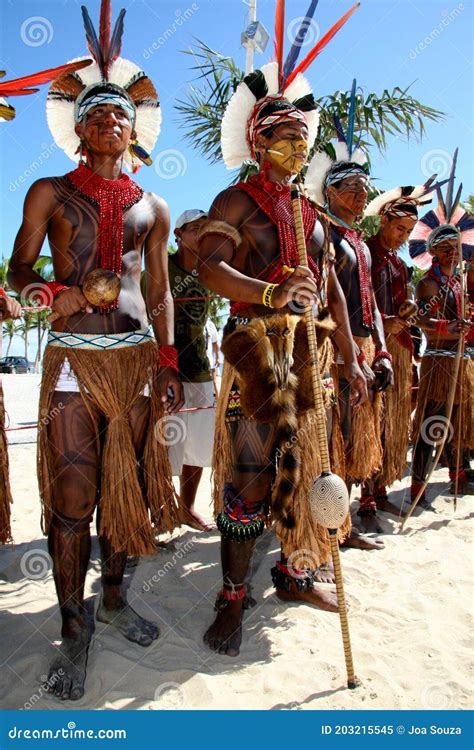 Pataxo Indigenous Games Editorial Image Image Of Anthropology 203215545