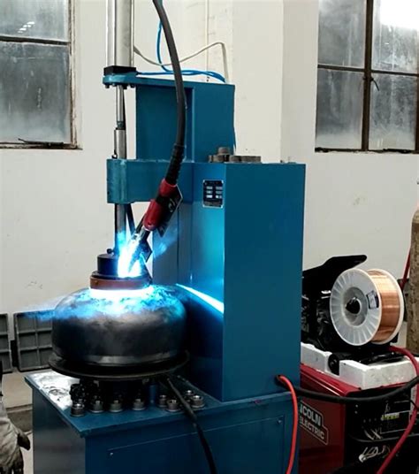 Semi Automatic Lpg Cylinder Socket Welding Machine China Lpg Cylinder