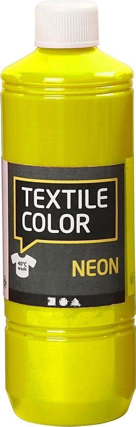 Textile Color Neon Geel 500 Ml Bol