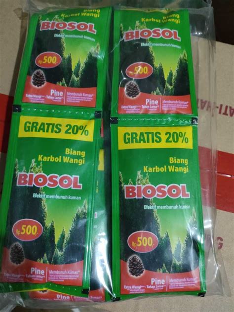 Jual Biosol Karbol Sachet Pcs X Ml Pine Di Seller Nanashop