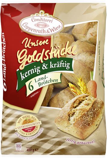 Landbrötchen zum Aufbacken Coppenrath Wiese Unsere Goldstücke