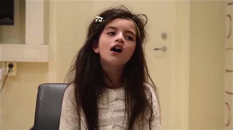 Angelina Jordan Rare Clip Angelina Singing I Who Have Nothing