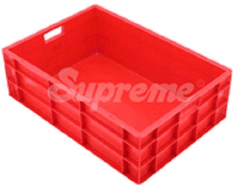 Buy Supreme Ltr X X Mm Red Plastic Crates Sch Online