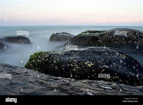 Sunset at Kovalam Beach in Chennai Stock Photo - Alamy