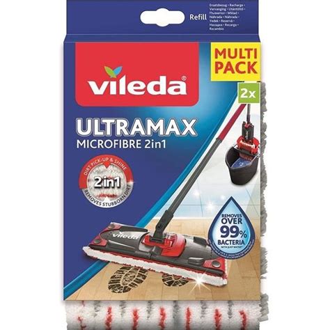 Serpillere Vileda Recharge Ultramax Power En Lot De Cdiscount