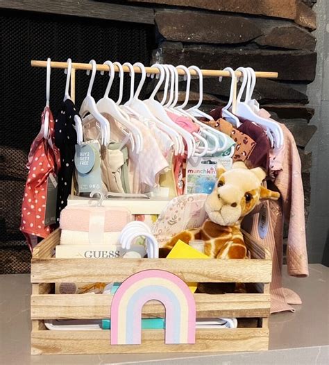 Make A Baby Crate Closet For Baby Shower T Thrifty Nw Mom