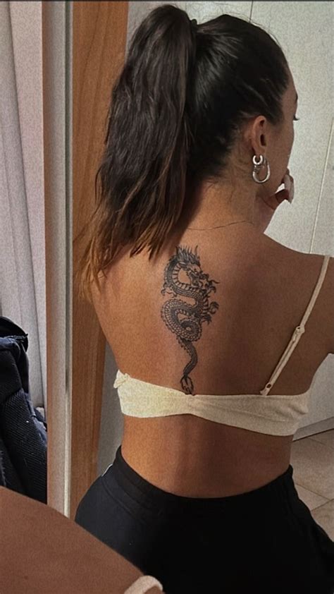 Dragon Back Tattoo Idee Per Tatuaggi Tatuaggio Sulla Schiena Bozze