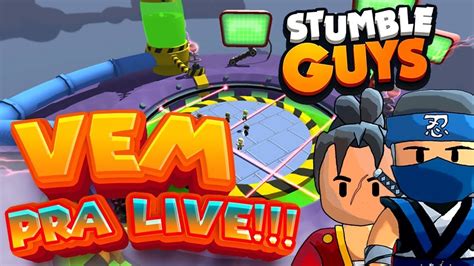 Jogando Stumble Guys E Zerando O Blockdash Em Live Inscritos