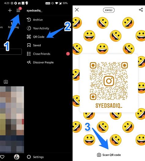 Cómo escanear un código QR en Instagram