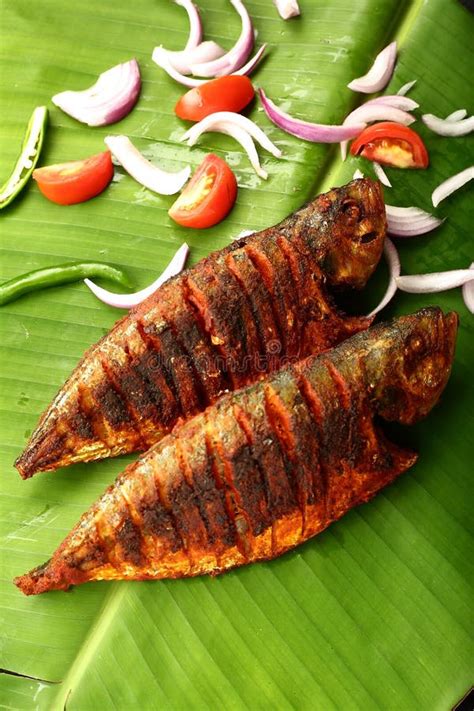 Kerala Food Homemade Fish Fry Authentic Recipe Stock Photo Image