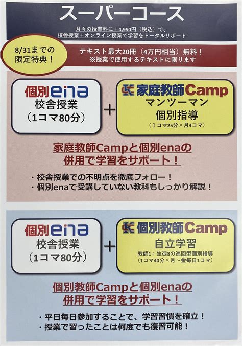 スピーキング対策講座 個別指導 個別ena のご案内 【公式】進学塾のena