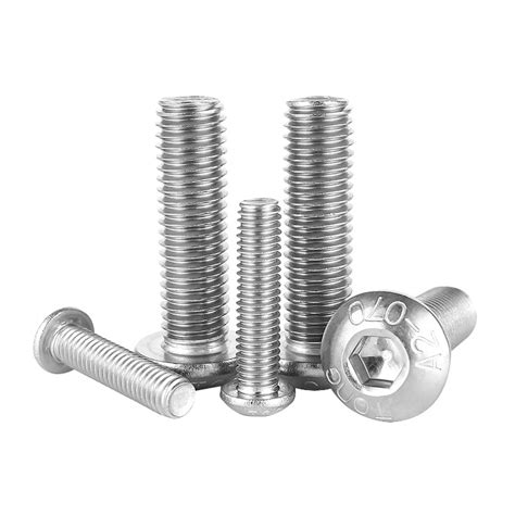 Iso Stainless Steel Hexagon Socket Button Head Machine Screw