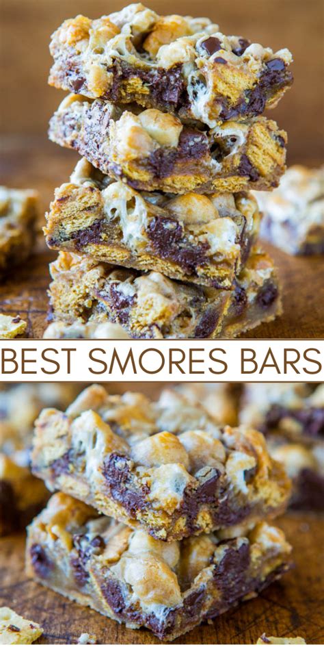 Soft And Gooey Loaded Smores Bars Averie Cooks