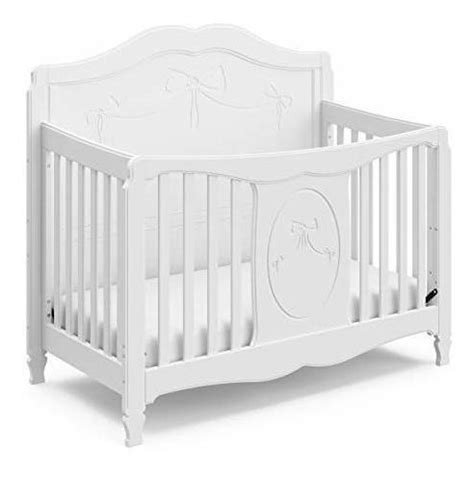 Cuna Convertible Stork Craft Princess En Con Lado Fijo Env O Gratis