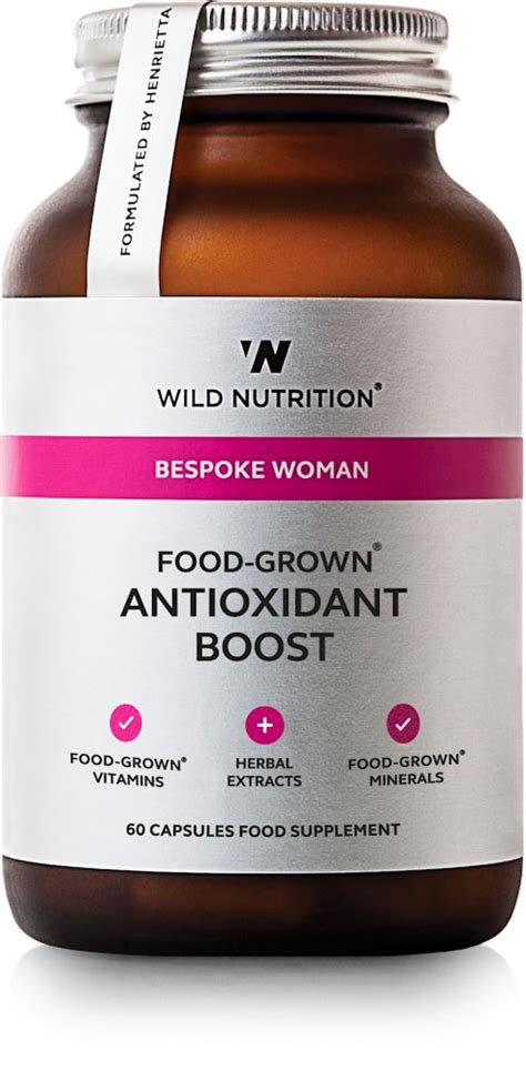 Wild Nutrition Women S Food Grown Antioxidant Boost 60 Capsules Medino