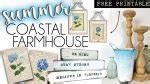 Summer Coastal Farmhouse Home Decor Crafts Heidi Sonboul