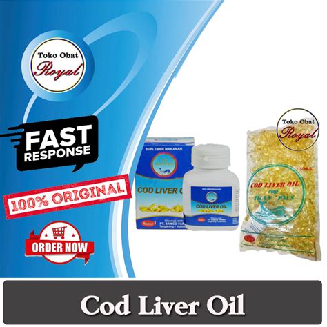 Jual Cod Liver Oil Cap Ikan Paus Samco Caps Dan Caps Shopee