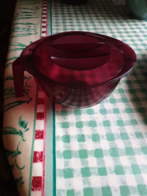 Tupperware Pichet Microplus Microcook Rouge Bordeau Litres Eur