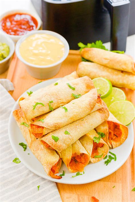 Air Fryer Chicken Taquitos Recipe AirFried