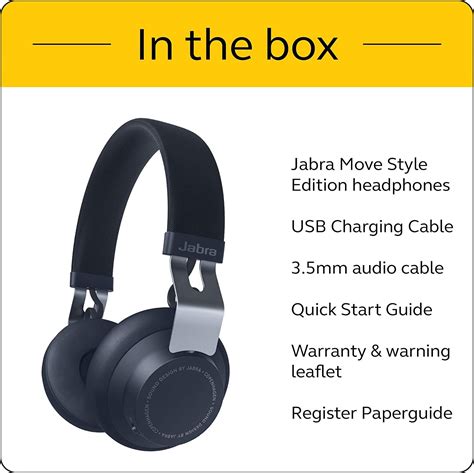 Jabra Move Style Edition Wireless Bluetooth Headphones With Superior