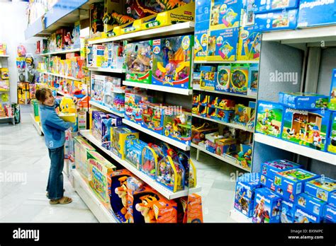 Europe Spain Andalucia Motril Toyshop Stock Photo Alamy