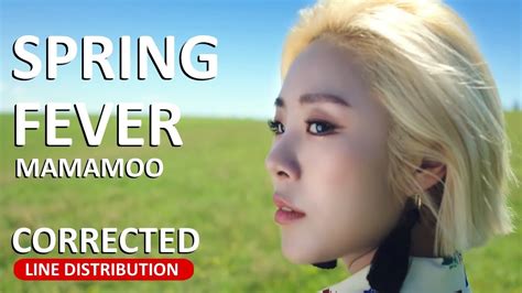 MAMAMOO Spring Fever CORRECTED Line Distribution Color Coded YouTube