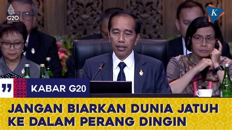 Jokowi Ingatkan Agar Jangan Sampai Dunia Jatuh Dalam Perang Dingin