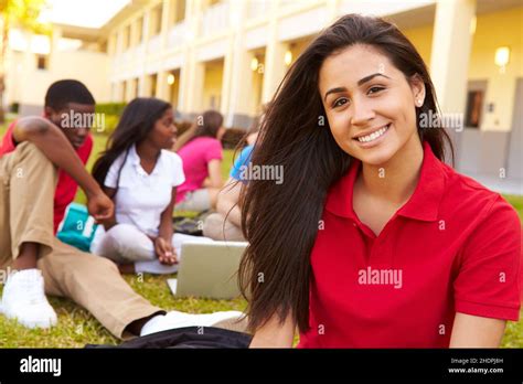 Student Campus Students Stock Photo Alamy